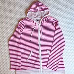 T by Talbots Stripe Hooded Jacket